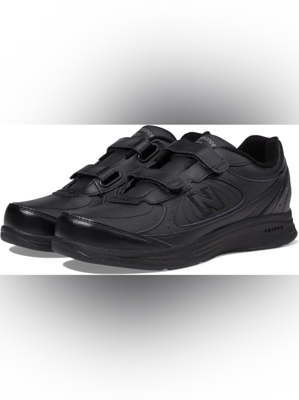 New Balance Men’s Size 12 EXTRA WIDE 4E Walking Shoes MW577VK Black Hook Loop